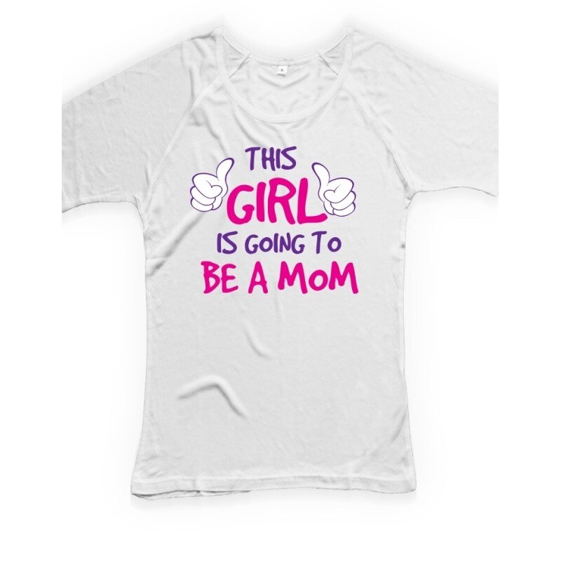 Tricou personalizat, Future Mom, Continental N95, Alb, Alb