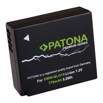 Acumulator PATONA Premium tip Panasonic DMC-GF6 DMW-BLG10 DMW-BLG10E Acumulator PATONA Premium tip Panasonic DMC-GF6 DMW-BLG10 DMW-BLG10E