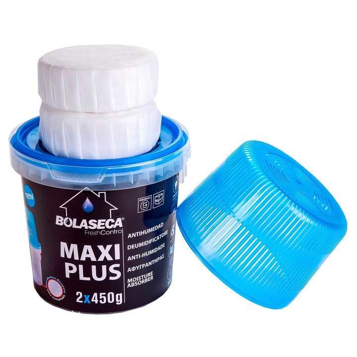 Absorbant de umiditate Maxi Plus Bolaseca 2x450g ,rezerve parfumate