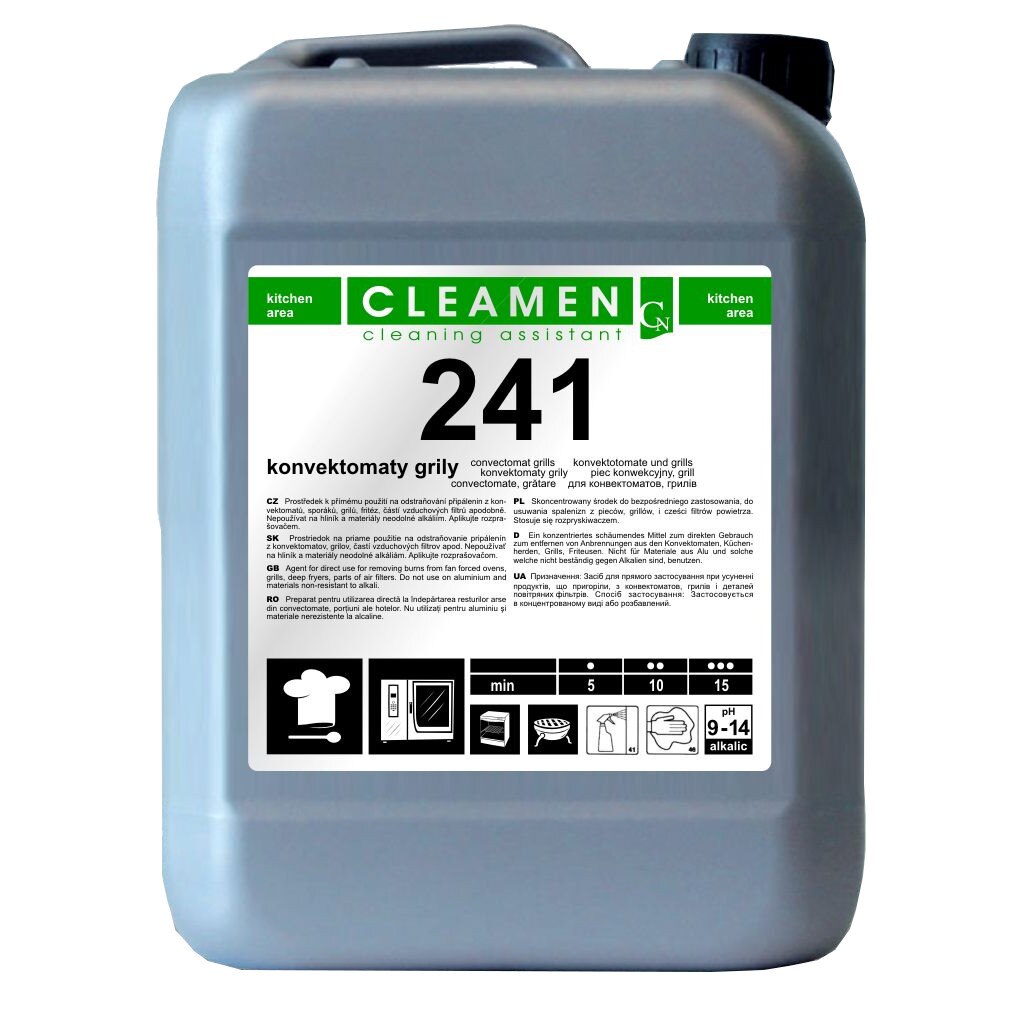 Solutie curatat cuptoarele si gratarele Cleamen 241, 5.5 Kg