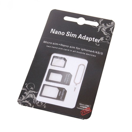 Adaptor sim cu cheita - negru - eMAG.ro