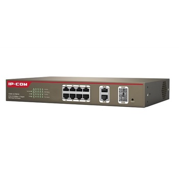 Switch PoE IPCOM-S3300-10-PWR-M 8-Port 100M+2-Porturi Gigabit TP/SFP Switch PoE IPCOM-S3300-10-PWR-M 8-Port 100M+2-Porturi Gigabit TP/SFP