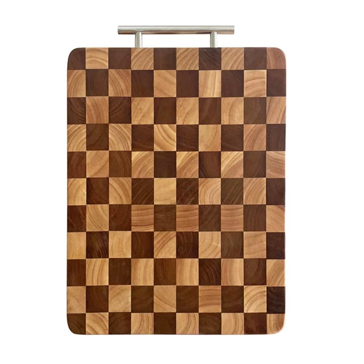 Tocator de bucatarie din lemn masiv, Enforose, multifunctional, usor de curatat, 30x40cm