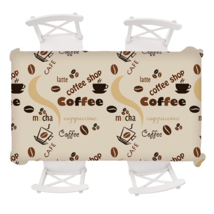 Enforose terítők, poliészter, vízálló, többszínű, 140x220cm