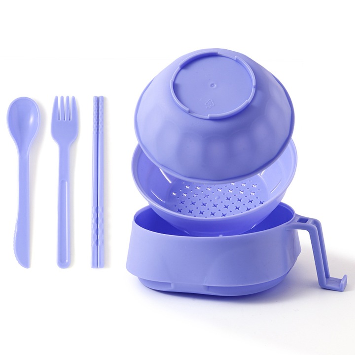 Bol pentru taitei Lamian, Enforose, mov, 18x14x7cm