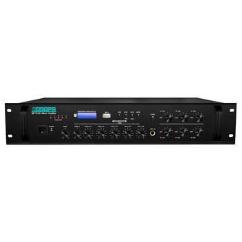 Amplificator 350W cu mixer pe 100V & 4-16Ohmi, DSPPA MP1010U, 6 zone, intrari 4Mic si 3AUX, USB/SD/Tuner Amplificator 350W cu mixer pe 100V & 4-16Ohmi, DSPPA MP1010U, 6 zone, intrari 4Mic si 3AUX, USB/SD/Tuner