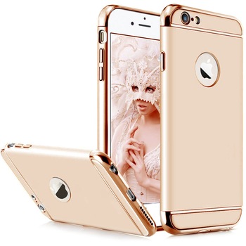 Husa telefon Iphone 6/6S ofera protectie 3in1 Ultrasubtire - Gold Husa telefon Iphone 6/6S ofera protectie 3in1 Ultrasubtire - Gold