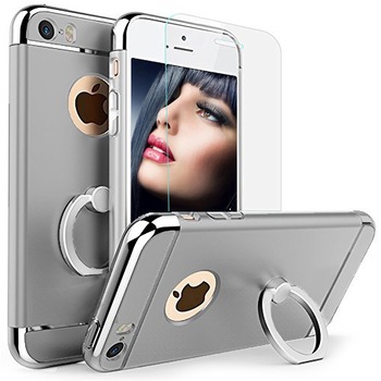 Carcasa Completa telefon Apple Iphone 6 Plus/6S Plus 3in1 Ultrasubtire Grey Matte G Ring + Folie Sticla Securizata Carcasa Completa telefon Apple Iphone 6 Plus/6S Plus 3in1 Ultrasubtire Grey Matte G Ring + Folie Sticla Securizata