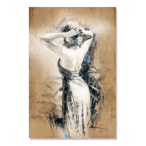 Tablou Canvas - Figurativ, Femeie, Nud 60 x 90 cm