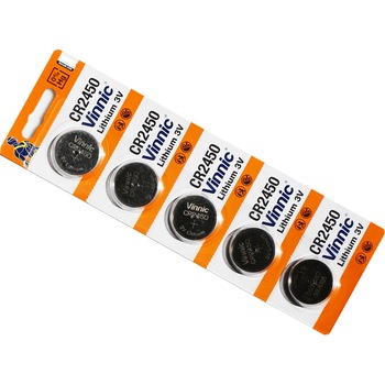 Baterie litiu VINNIC CR2450 3V 5bucati/blister Baterie litiu VINNIC CR2450 3V 5bucati/blister