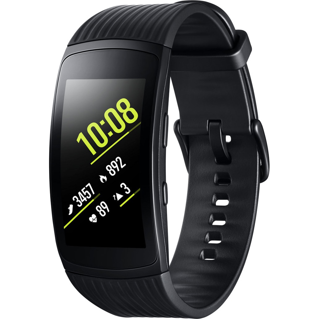 commit Fee Steadily Bratara fitness Samsung Gear Fit 2 Pro, Large, Black - eMAG.ro