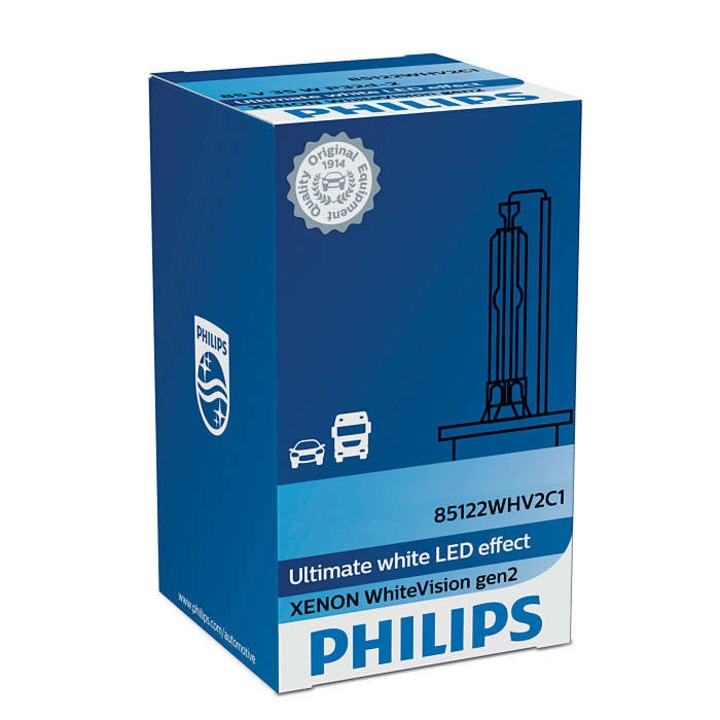 Крушка за фар Philips Xenon WhiteVision D3S 42403WHV2C1