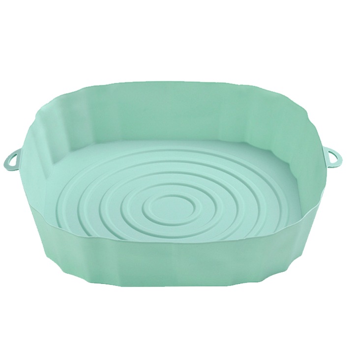 Силиконова тава за Air Fryer, Enforose, преносим дизайн, лесна за почистване