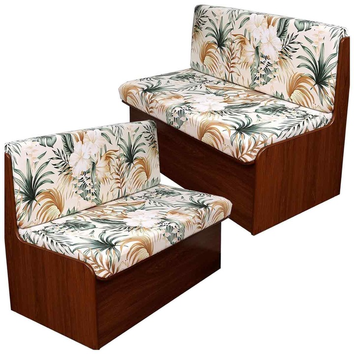 Калъфки за възглавници за всекидневна RV Калъфки за възглавници за каравана с щампа Еластични калъфи за седалки за двуместен диван Протектор за мебели