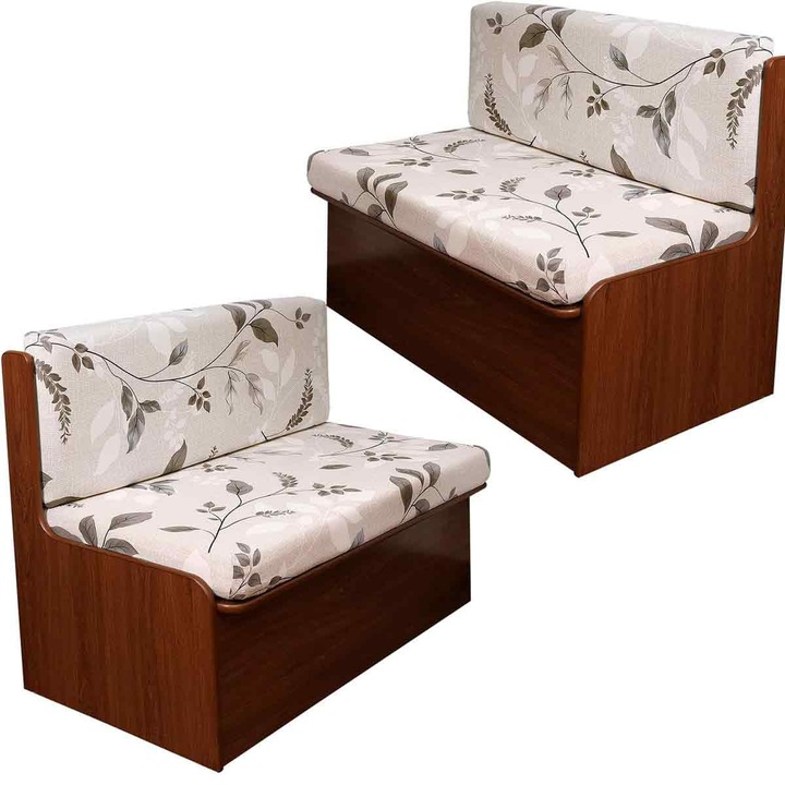 2 комплекта калъфки за възглавници за всекидневна RV калъфка за възглавница с принт за каравана Разтегателен калъф за диван за 2-местен диван Протектор за мебели за седалка на кола за каравана 2 калъфа за облегалки и 2 калъфа за седалки