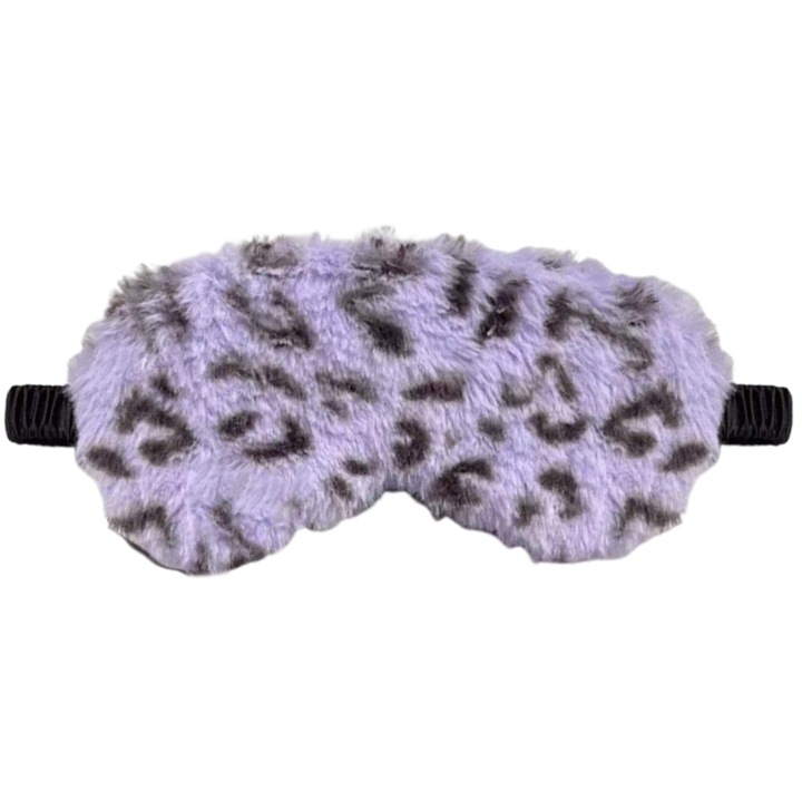 Masca de ochi din matase sintetica cu design de iepuras, Enforose, usoara, 20.5x9.5cm, pentru acasa