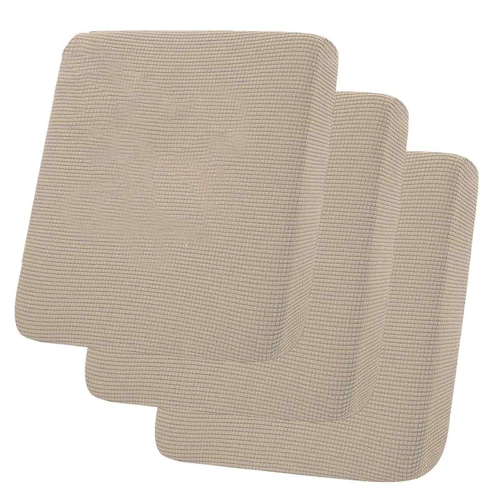 Huse de perne de canapea, huse de canapea elastice jacquard lavabile, huse groase de perne de canapea Protector de mobilier cu fund elastic pentru animale de companie, copii (pachet de 3)