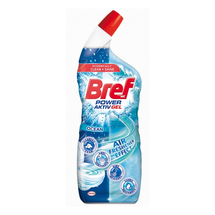 3 db-os csomag X Bref Power Ocean Toilet Liquid Solution 700ml