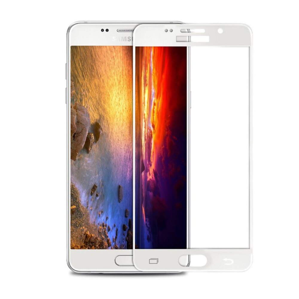 Folie din sticla temperata full size OkMore pentru Galaxy J5 2017, alb