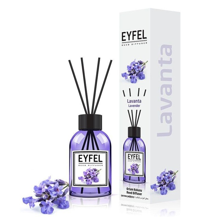 Pachet 2 X Odorizant camera diffuser Lavanda Eyfel 120ml