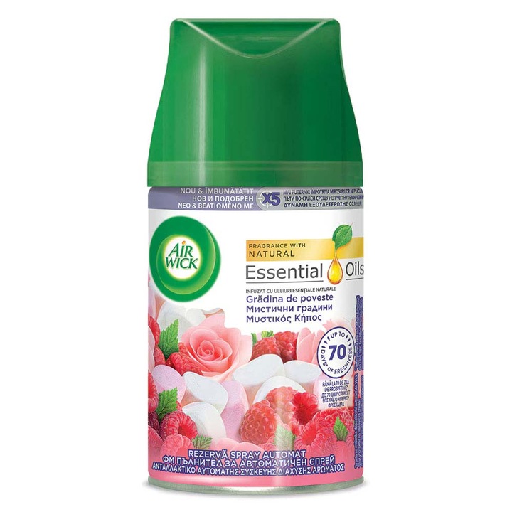 Pachet 3 X Odorizant Rezerva Air Wick Gradina De Poveste 250ml