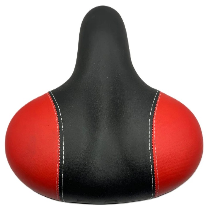 Scaun bicicleta Sedona ES 130, Negru/Rosu