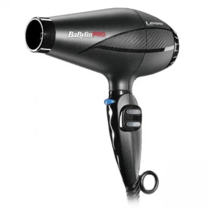 Професионален сешоар с йоногенератор Levante Black, Babyliss Pro
