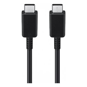 Cablu OVIO® Premium de incarcare si transfer date EP-DX510JBEGEU USB Type-C la USB Type-C, Super Fast Charge 5A 100W, 1.8m lungime, Compatibil Samsung S21, S22, S23, S24 Negru Bulk