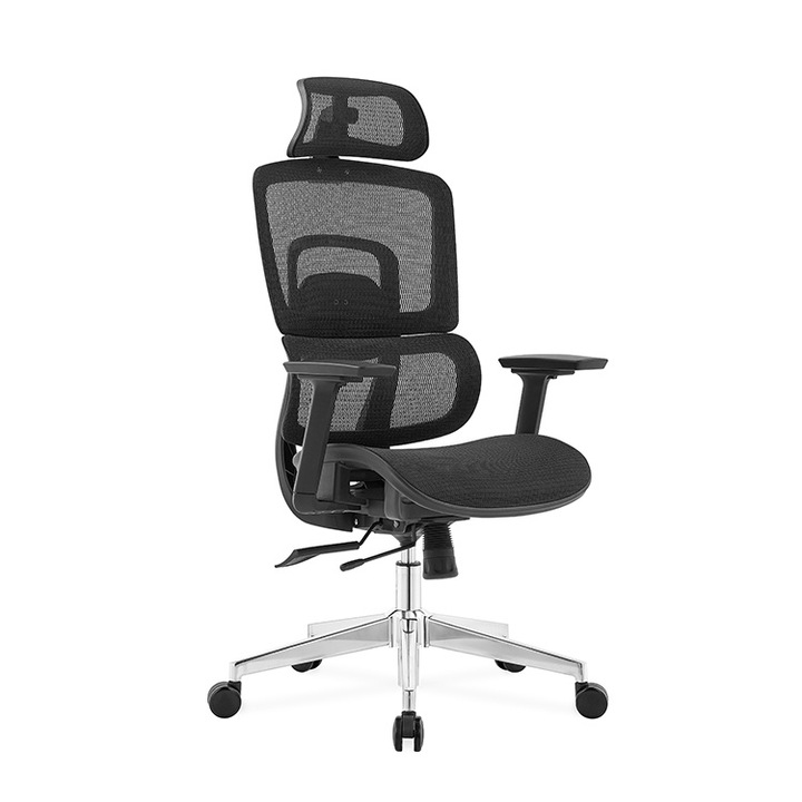 Scaun de birou Ergodynamic Gary - Full mesh, sezut glisabil 5 cm, brate 3D, spatar blocabil 3 puncte