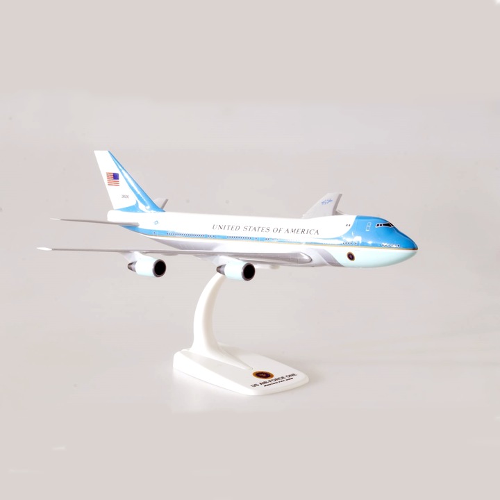 Repülőgép makett B747-200, US Air Force One, 1:250 méretarány, PPC ...