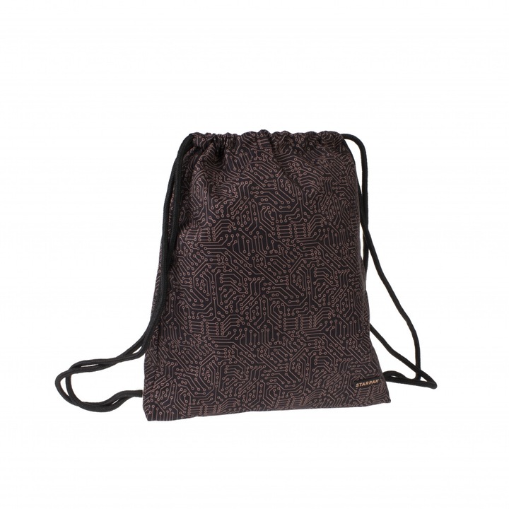 Спортна чанта Tres STK-00 NANO PB, издръжлив материал, черна, размери 1/24