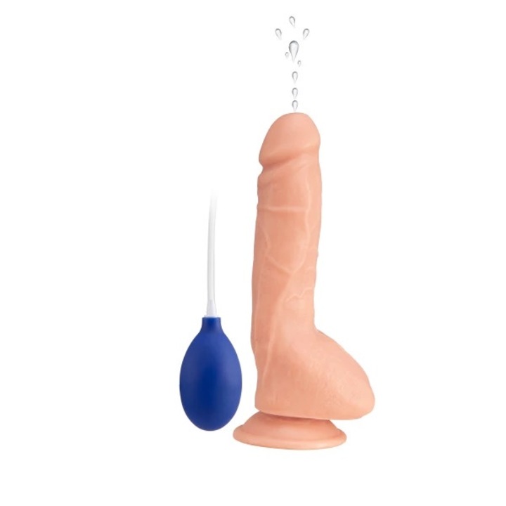 SESSO Műpénisz Squirt Zaddy 23 cm Flesh