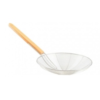 Sita inox de scos carne,jumari maner lemn