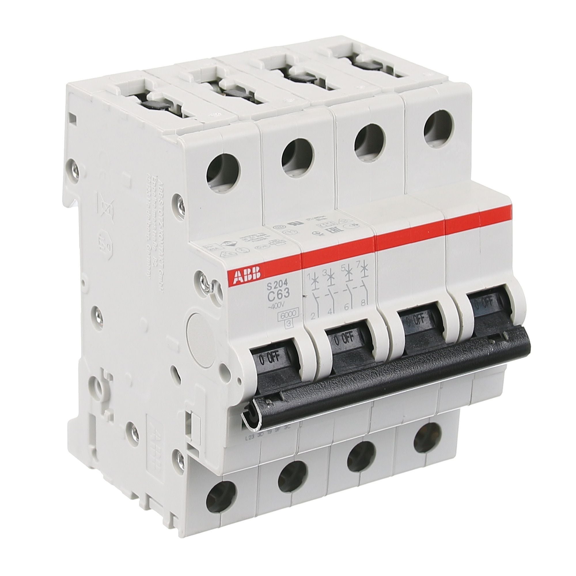 Disjunctor modular ABB, tetrapolar, 63A, 4P - eMAG.ro