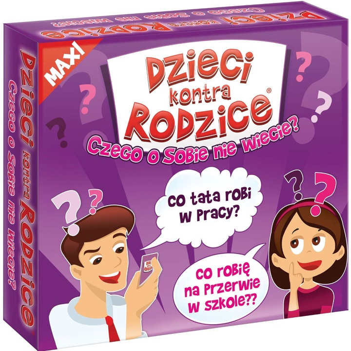 Társasjáték, Kangur, 54 kártya, 216 kérdés, többszínű, 2 csapat