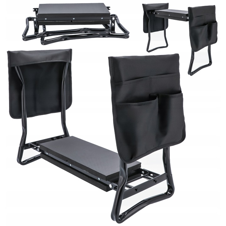 Kerti szék 3 az 1-ben, Nan, fekete, 2 funkció