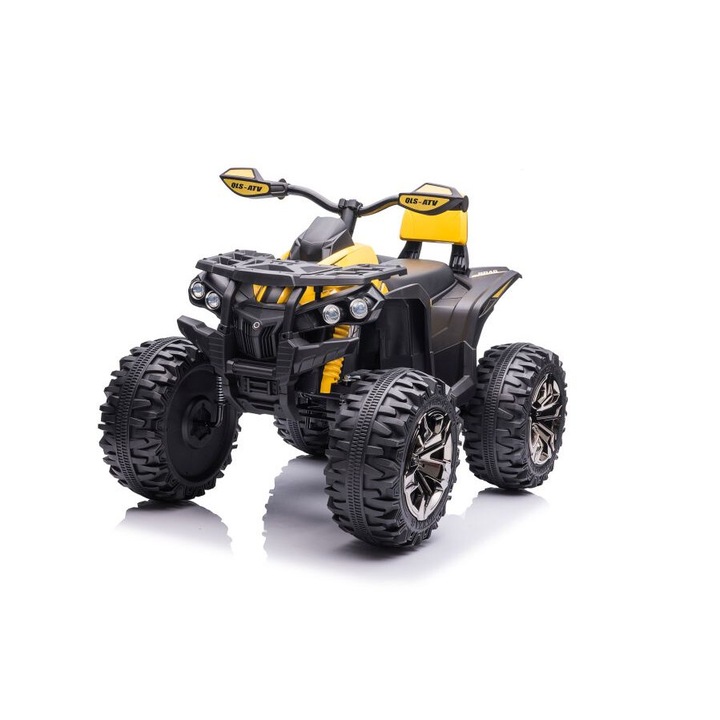 Masinuta electrica QLS-3288, galben, 112x64x37cm