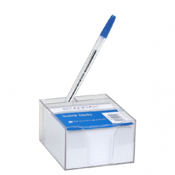ND39_154141 KUBIK PLAST 85X85X50 OFFICE BIA STK FOL 1/50