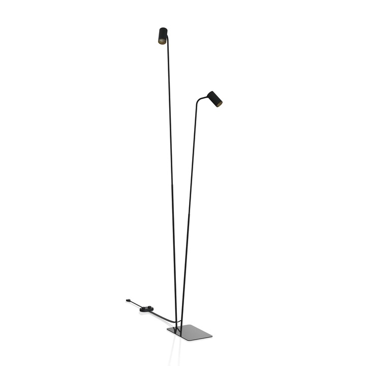 Lampa de podea, Nowodvorski, 2 surse GU10, negru