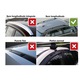 Bare transversale GV Trax Aluminiu pentru NISSAN X-Trail Suv T32 2014-2020, cu prindere pe bare longitudinale