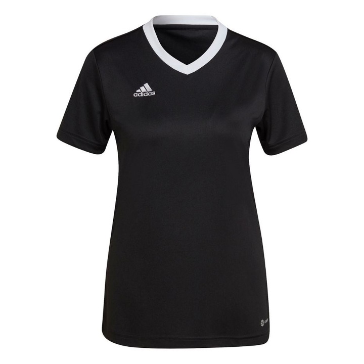 Adidas Entrada noi sportpolo, polieszterbol, Fekete