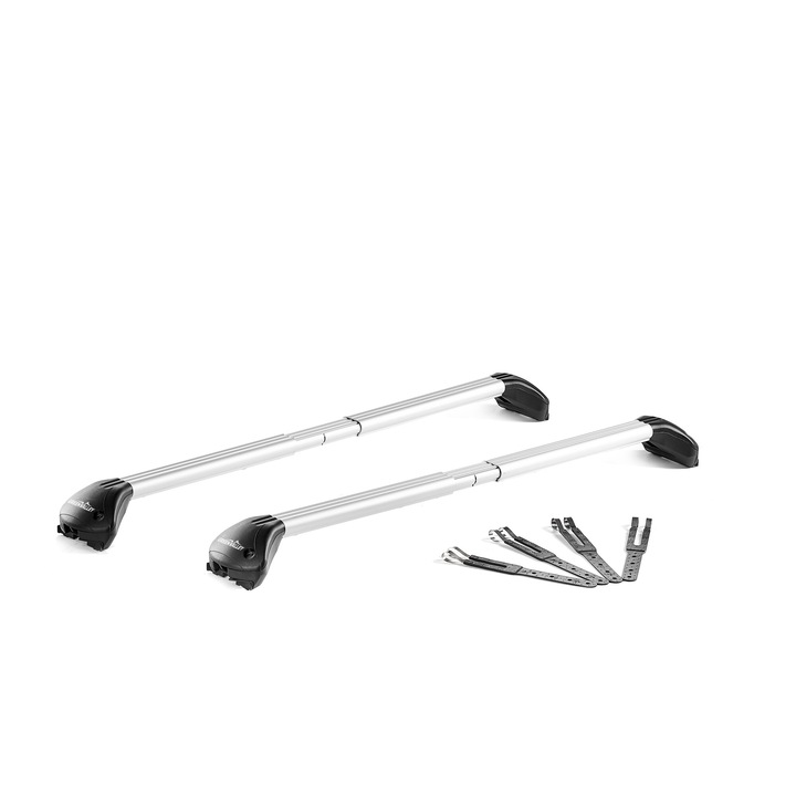 Bare transversale Green Valley Freeline Aluminiu pentru Kia Soul Suv 2008-2013, cu prindere pe bare longitudinale