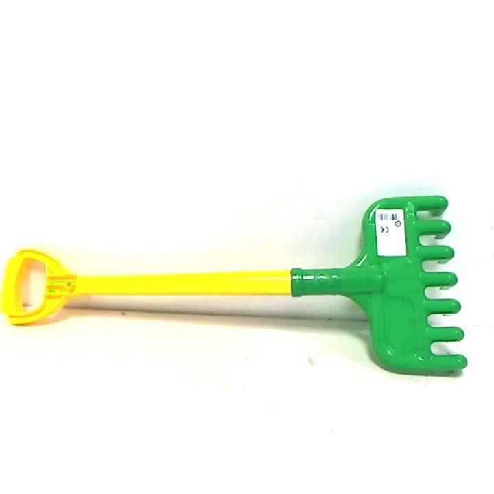 ТехноК зелено жълто гребло за играчки 65 см