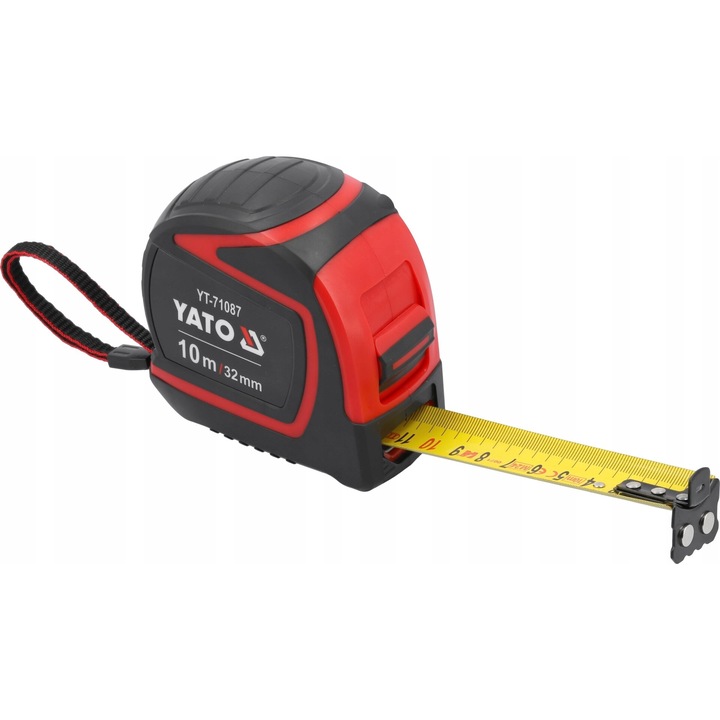 Ruleta YATO, 10mx32mm, otel, ABS, TPR