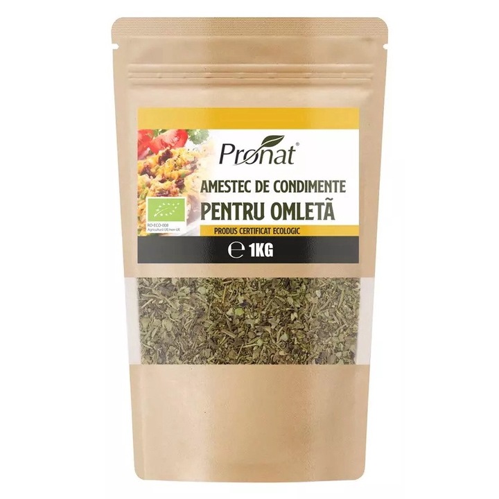 Amestec de condimente bio pentru omleta, 1kg Pronat