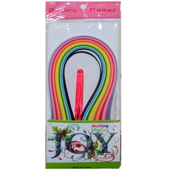 Hartie pentru Quilling cu ac, 38x0.5 cm, 25 culori, Joy Hartie pentru Quilling cu ac, 38x0.5 cm, 25 culori, Joy
