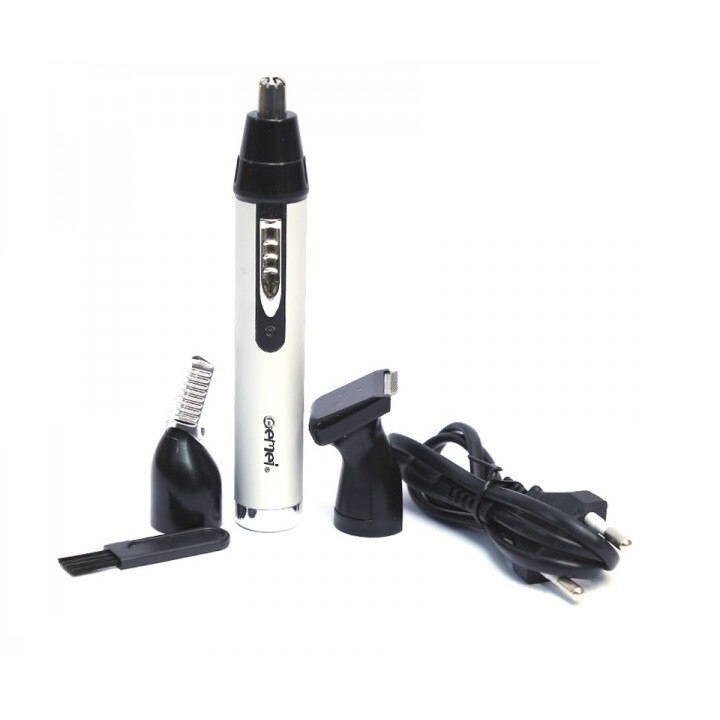 Trimmer pentru barbati 3 in 1 pentru parul facial, Gemei, Alb