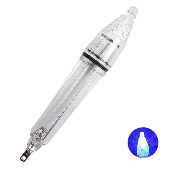 LED риболовни примамки, 17 см, сини, водоустойчиви