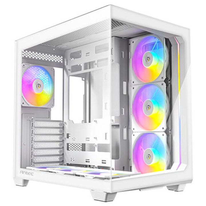 Компютърна кутия Antec C5, Mid Tower, Tempered Glass White