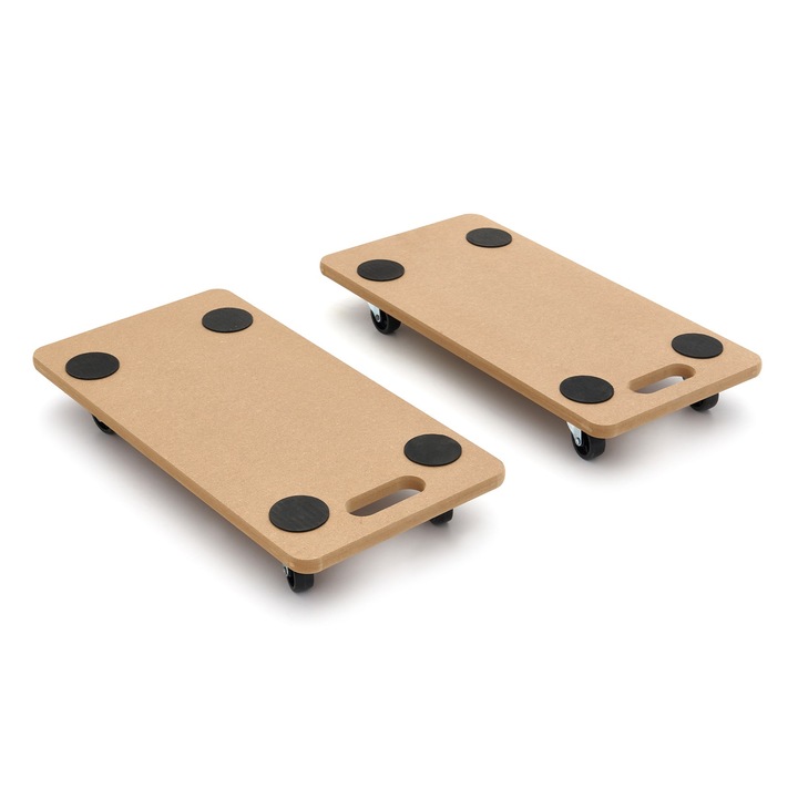 Set carucioare platforme de transport, HBM, 580 X 300 mm, 2 piese